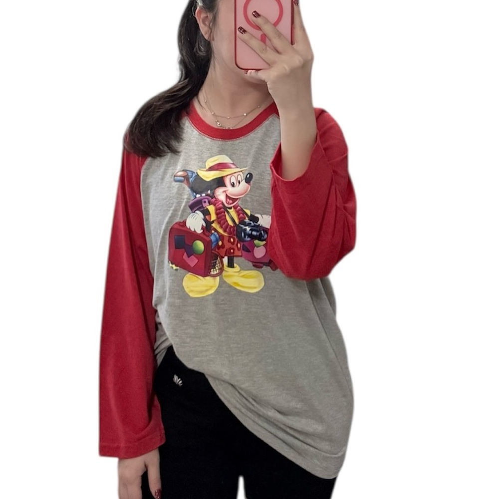 Disney Family Vacation 2019 Mickey Mouse Baseball Tee Size Large